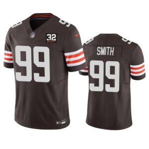 Browns #99 Za'Darius Smith Brown 2023 F.U.S.E. With Jim Brown Memorial Patch