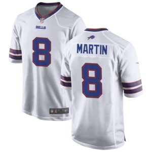 Buffalo Bills #8 Sam Martin White