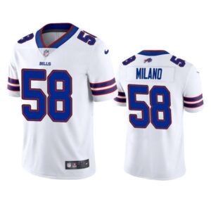 Buffalo Bills #58 Matt Milano 2022 White Vapor Untouchable