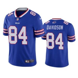 Buffalo Bills #84 Zach Davidson Blue Vapor Untouchable