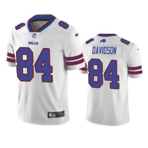 Buffalo Bills #84 Zach Davidson White Vapor Untouchable