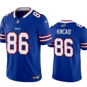Buffalo Bills #86 Dalton Kincaid Blue 2023 Draft Vapor Untouchable