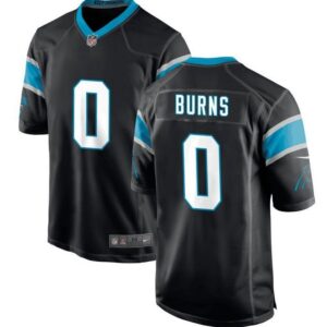 Carolina Panthers #0 Brian Burns Black