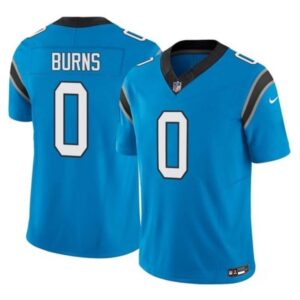 Carolina Panthers #0 Brian Burns Blue 2023 F.U.S.E. Vapor Untouchable