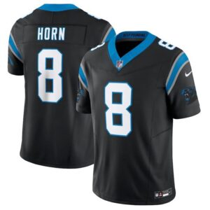 Carolina Panthers #8 Jaycee Horn Black 2023 F.U.S.E. Vapor Untouchable