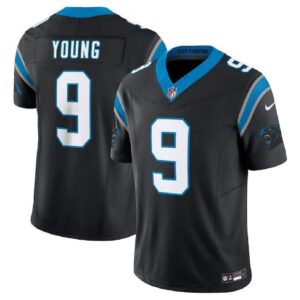 Carolina Panthers #9 Bryce Young Black 2023 F.U.S.E. Vapor Untouchable