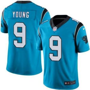 Carolina Panthers #9 Bryce Young Blue 2023 Draft Vapor Untouchable