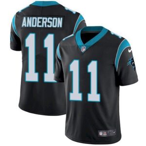 Carolina Panthers #11 Robby Anderson Black Team Color  Vapor Untouchable