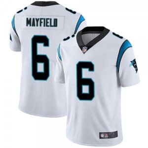 Carolina Panthers 2022 #6 Baker Mayfield White Vapor Untouchable