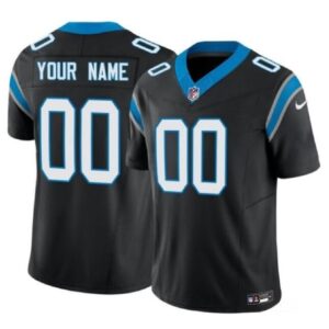 Carolina Panthers Active Player Custom Black 2023 F.U.S.E. Vapor