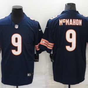 Chicago Bears #9 Jim McMahon Navy Blue Vapor Untouchable