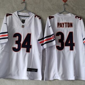 Chicago Bears #34 Walter Payton White 2023 F.U.S.E. Vapor Untouchable