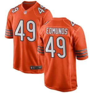Chicago Bears #49 Tremaine Edmunds Orange