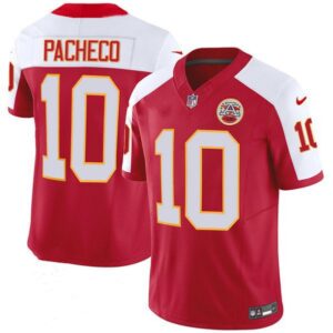 Chiefs #10 Isiah Pacheco RedWhite 2023 F.U.S.E. Vapor Untouchable