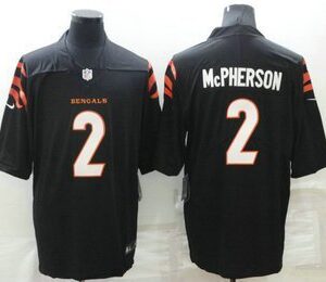 Cincinnati Bengals #2 Evan McPherson Black Vapor Untouchable