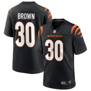 Cincinnati Bengals #30 Chase Brown Black