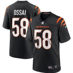 Cincinnati Bengals #58 Joseph Ossai Black