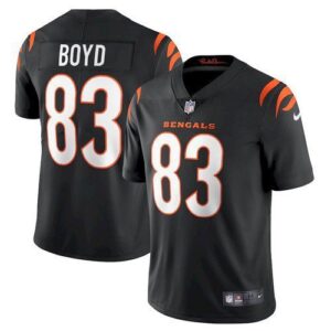 Cincinnati Bengals #83 Tyler Boyd Black Vapor Untouchable