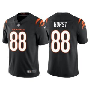 Cincinnati Bengals #88 Hayden Hurst Black Vapor Untouchable