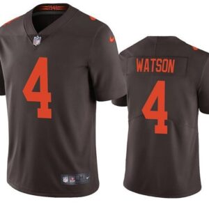 Cleveland Browns #4 Deshaun Watson Brown Color Rush Vapor Untouchable