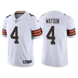 Cleveland Browns #4 Deshaun Watson White Vapor Untouchable