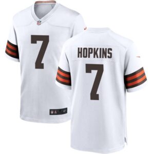 Cleveland Browns #7 Dustin Hopkins White