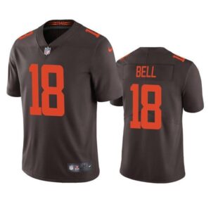 Cleveland Browns #18 David Bell Brown Vapor Untouchable