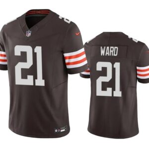 Cleveland Browns #21 Denzel Ward Brown 2023 F.U.S.E. Vapor Untouchable
