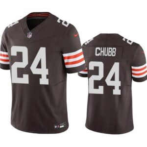 Cleveland Browns #24 Nick Chubb Brown 2023 F.U.S.E. Vapor Untouchable