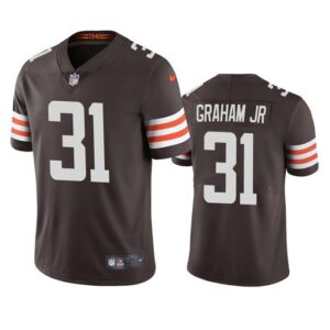 Cleveland Browns #31 Thomas Graham Jr. Browm Vapor Untouchable
