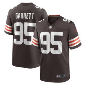 Cleveland Browns #95 Myles Garrett Brown