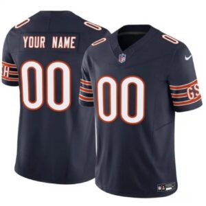 Custom Chicago Bears Navy 2023 F.U.S.E Vapor Untouchable