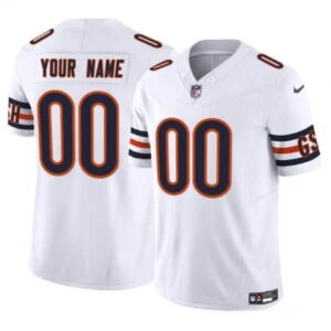 Custom Chicago Bears White 2023 F.U.S.E Vapor Untouchable