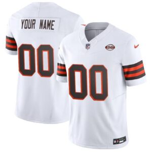 Custom Cleveland Browns White 2023 F.U.S.E. 1946 Collection Vapor Untouchable