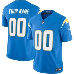 Custom Los Angeles Chargers Light Blue 2023 F.U.S.E. Vapor Untouchable