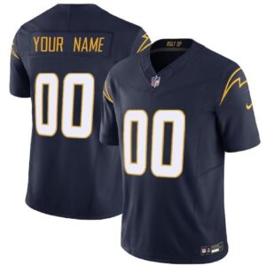 Custom Los Angeles Chargers Navy 2023 F.U.S.E. Vapor Untouchable
