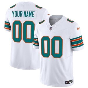 Custom Miami Dolphins White 2023 F.U.S.E Alternate Vapor Untouchable
