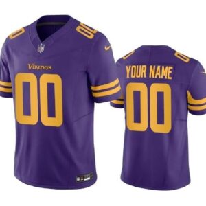 Custom Minnesota Vikings Purple 2023 F.U.S.E. Color Rush