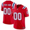 Custom New England Patriots Red 2023 F.U.S.E Alternate Vapor Untouchable