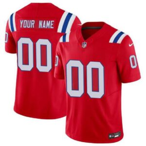 Custom New England Patriots Red 2023 F.U.S.E Alternate Vapor Untouchable