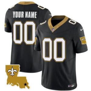 Custom New Orleans Saints Black 2023 F.U.S.E. 1987 Legacy Vapor