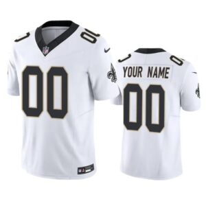Custom New Orleans Saints White 2023 F.U.S.E. Vapor Untouchable