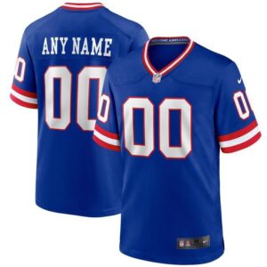 Custom New York Giants ACTIVE PLAYER Royal Classic