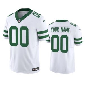 Custom New York Jets ACTIVE PLAYER White 2023 F.U.S.E. Vapor