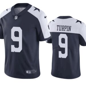 Dallas Cowboys #9 KaVontae Turpin NavyWhite Thanksgiving Vapor