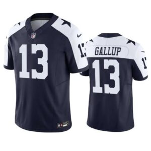 Dallas Cowboys #13 Michael Gallup Navy 2023 F.U.S.E. Vapor