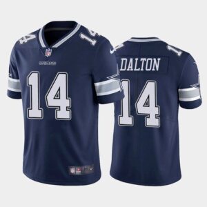Dallas Cowboys #14 Andy Dalton Navy Vapor Untouchable