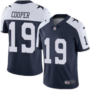 Dallas Cowboys #19 Amari Cooper Navy Thanksgiving  Vapor Untouchable
