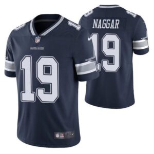 Dallas Cowboys #19 Chris Naggar Navy Vapor