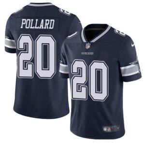 Dallas Cowboys #20 Tony Pollard Navy